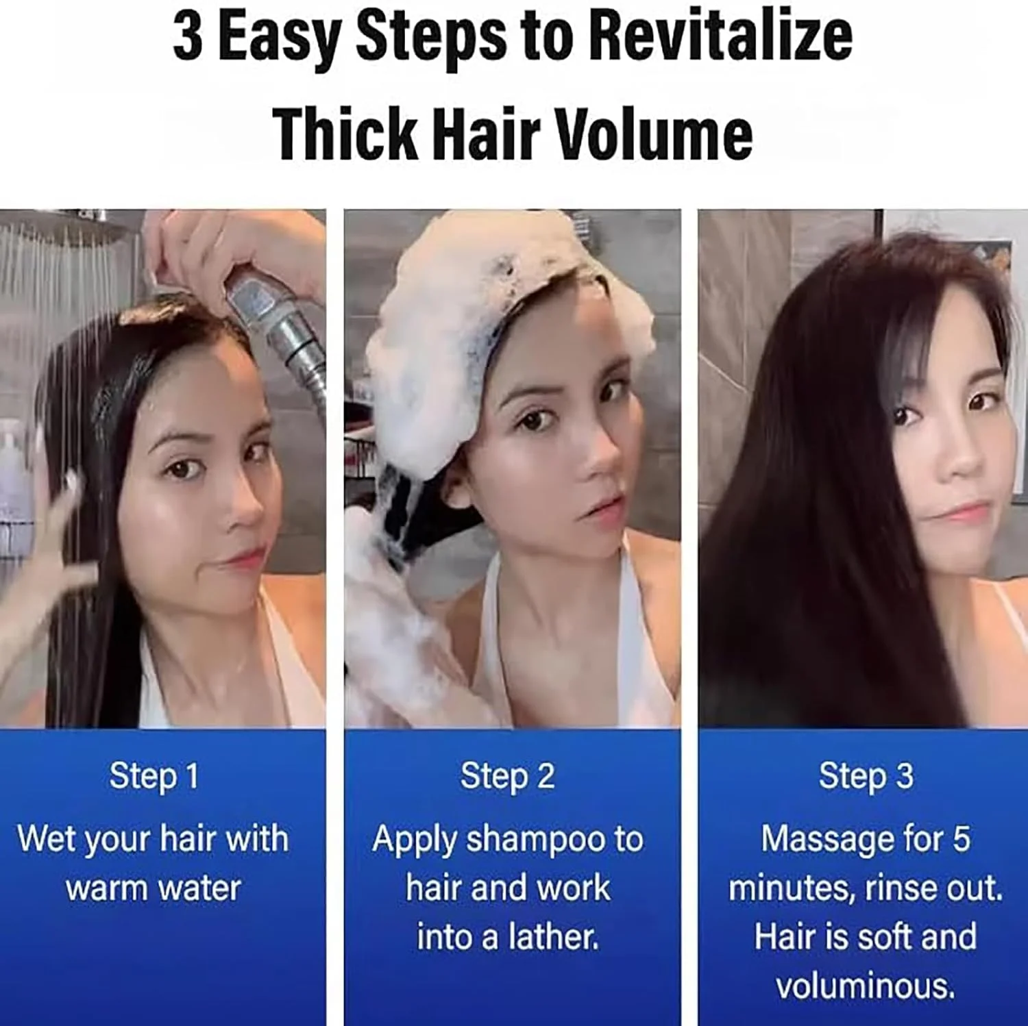 شامپو مغذی و ضد ریزش مو شو وو سیاه، شامپو مغذی و ضد ریزش مو، شامپو گیاهی مغذی مو با ریشه گانودرما پلیگونوم سیاه، شامپو مغذی و رشد دهنده و ضد ریزش مو (3 عدد)