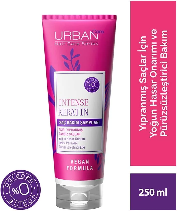 شامپو مراقبت از مو ترمیم کننده و صاف کننده کراتین فشرده Urban Care، 250 میلی لیتر شامپو مراقبت از مو ترمیم کننده و صاف کننده کراتین فشرده Urban Care، 250 میلی لیتر