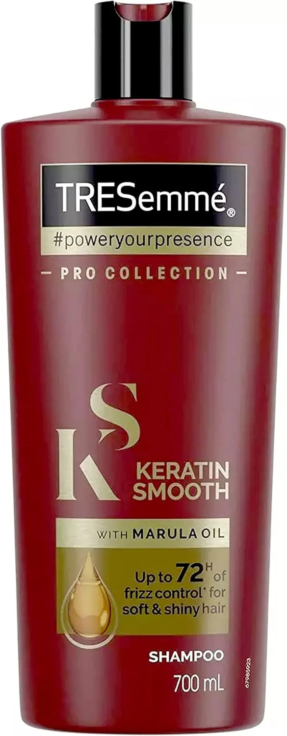 شامپو کراتین صاف کننده مو TRESemmé حاوی روغن مارولا، مجموعه حرفه ای - 700 میلی لیتر (24 اونس مایع) بسته 2 عددی شامپو کراتین صاف کننده مو TRESemmé حاوی روغن مارولا، مجموعه حرفه ای - 700 میلی لیتر (24 اونس مایع) بسته 2 عددی