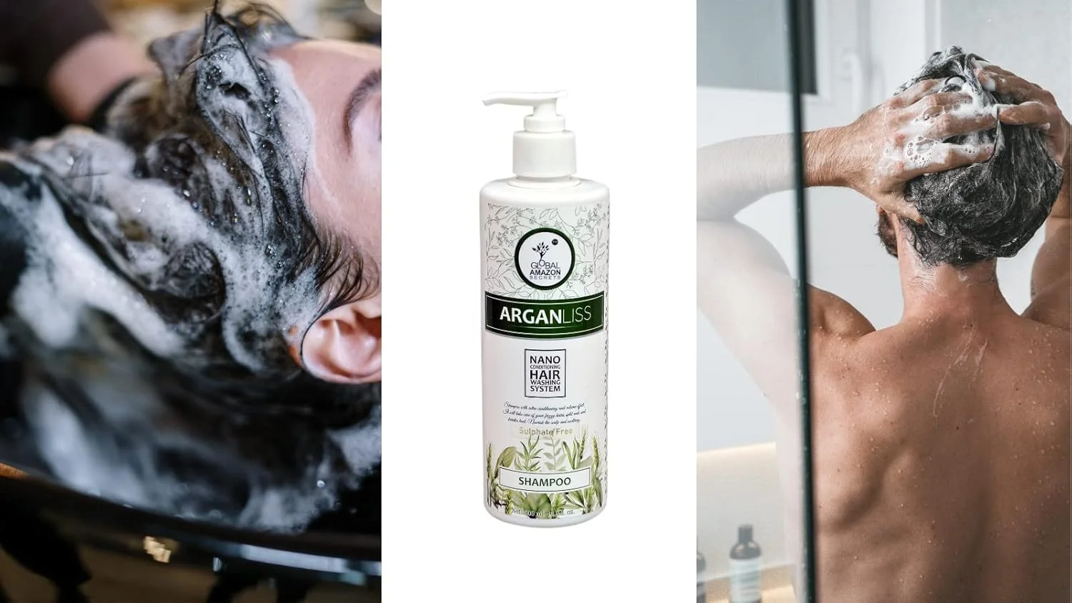 شامپو سیستم شستشوی موی کراتین پریمیوم آمازون گلوبال سکرتز آرگانلیس نانو نرم کننده مو برای درخشش مو | صاف کردن | کنترل وز | نرم کننده • برای آقایان و بانوان 500 میلی لیتر شامپو سیستم شستشوی موی کراتین پریمیوم آمازون گلوبال سکرتز آرگانلیس نانو نرم کننده مو برای درخشش مو | صاف کردن | کنترل وز | نرم کننده • برای آقایان و بانوان 500 میلی لیتر