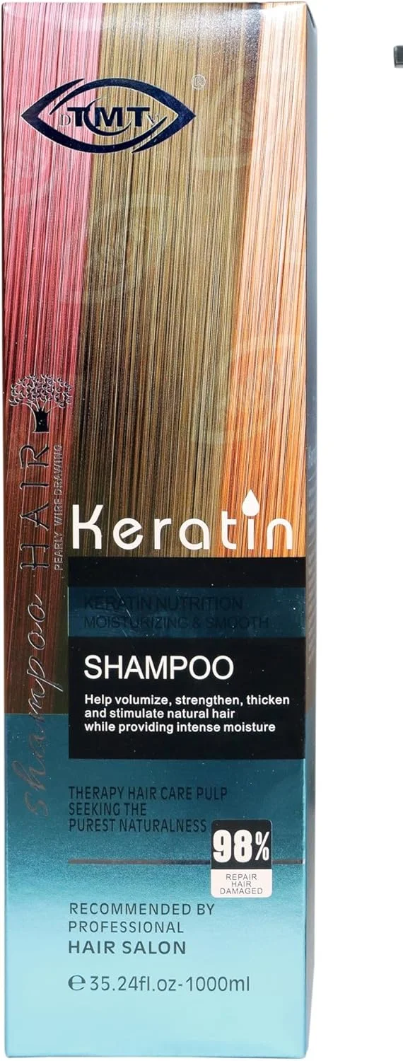 شامپو کراتین پریمیوم | شامپو کراتین TMT | برای آقایان و بانوان | صاف کننده مو | درخشان کننده مو | کنترل وز مو | 1000 میلی لیتر شامپو کراتین پریمیوم | شامپو کراتین TMT | برای آقایان و بانوان | صاف کننده مو | درخشان کننده مو | کنترل وز مو | 1000 میلی لیتر