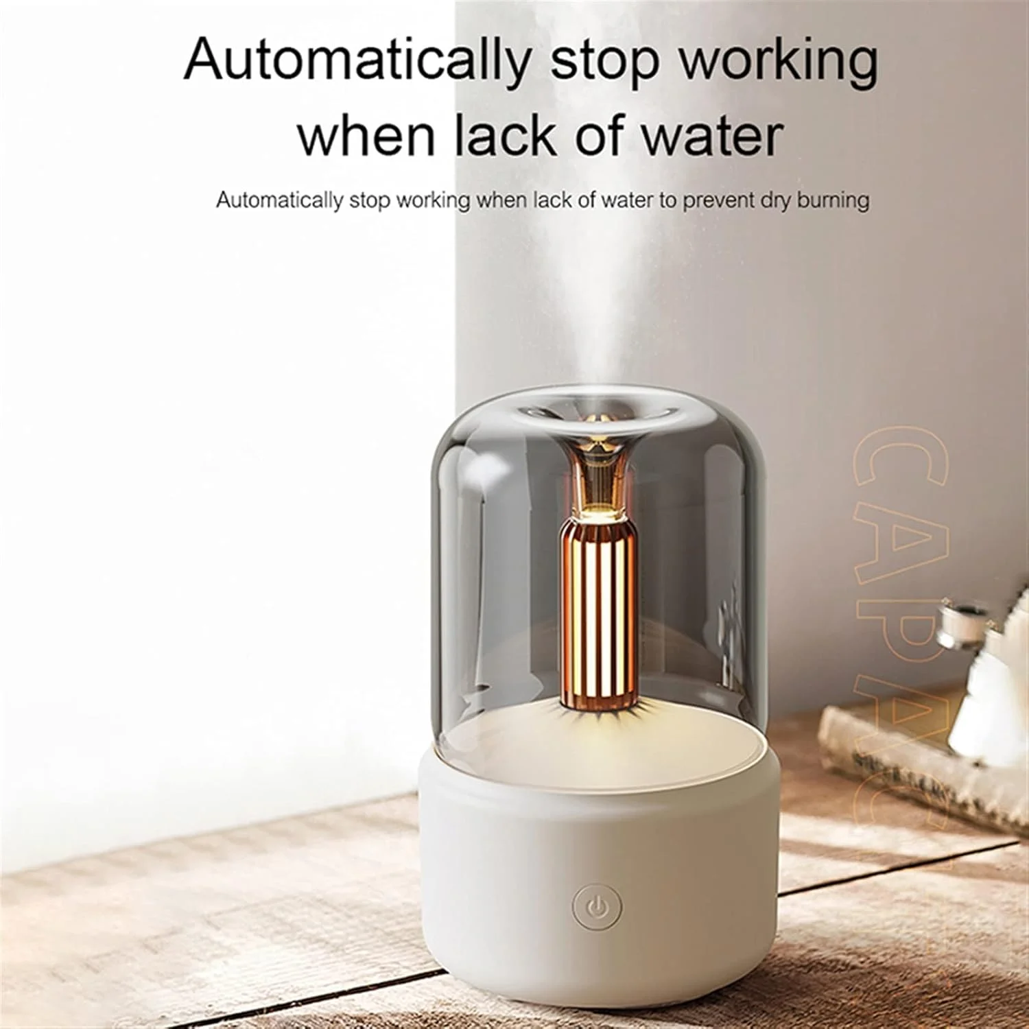 دستگاه بخور سرد و خوشبو کننده هوا AOCATE مدل چراغ شمعی، قابل حمل، مناسب منزل و محل کار، ایجاد کننده مه سرد همراه با چراغ خواب (رنگ: Hortel) دستگاه بخور سرد و خوشبو کننده هوا AOCATE مدل چراغ شمعی، قابل حمل، مناسب منزل و محل کار، ایجاد کننده مه سرد همراه با چراغ خواب (رنگ: Hortel)