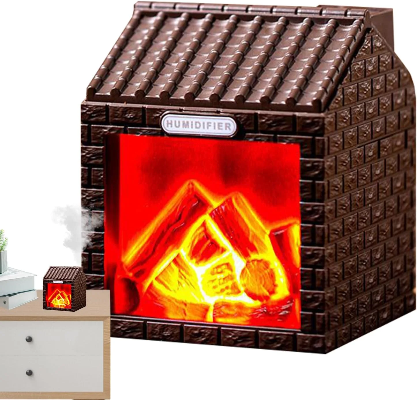 دستگاه بخور هوا | دستگاه رطوبت ساز اتاق با چراغ خواب LED - پخش کننده رایحه شومینه بی صدا 200 میلی لیتری برای اتاق خواب، اسپا، خوابگاه، کلاس درس، ماشین دستگاه بخور هوا | دستگاه رطوبت ساز اتاق با چراغ خواب LED - پخش کننده رایحه شومینه بی صدا 200 میلی لیتری برای اتاق خواب، اسپا، خوابگاه، کلاس درس، ماشین