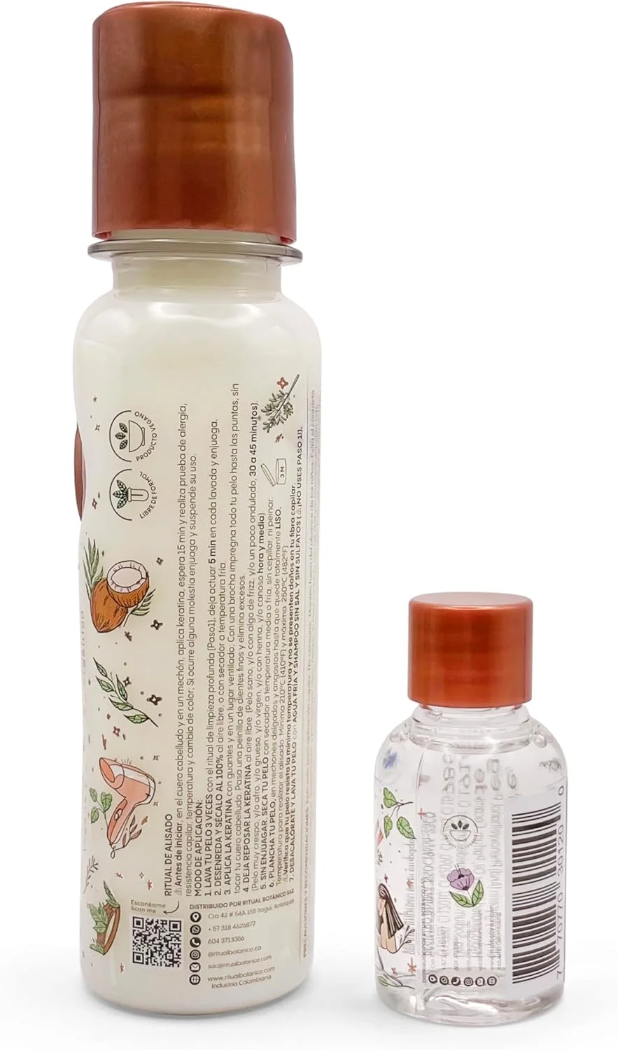 کرم کراتینه ارگانیک و شامپو Ritual Botanico