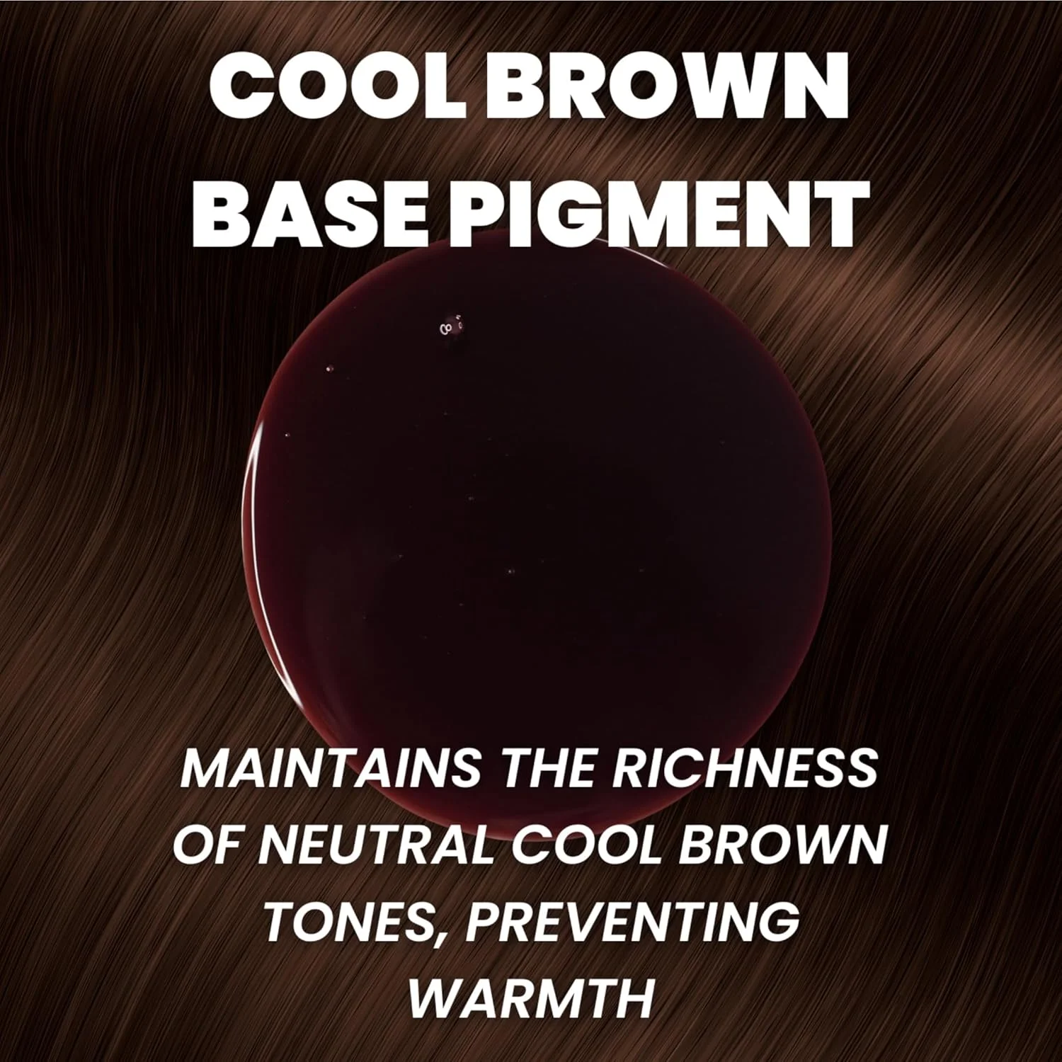 شامپو رنگساژ آبرسان Pure Blends - کاکائویی (تناژ قهوه ای خنثی و سرد) 250 میلی لیتر