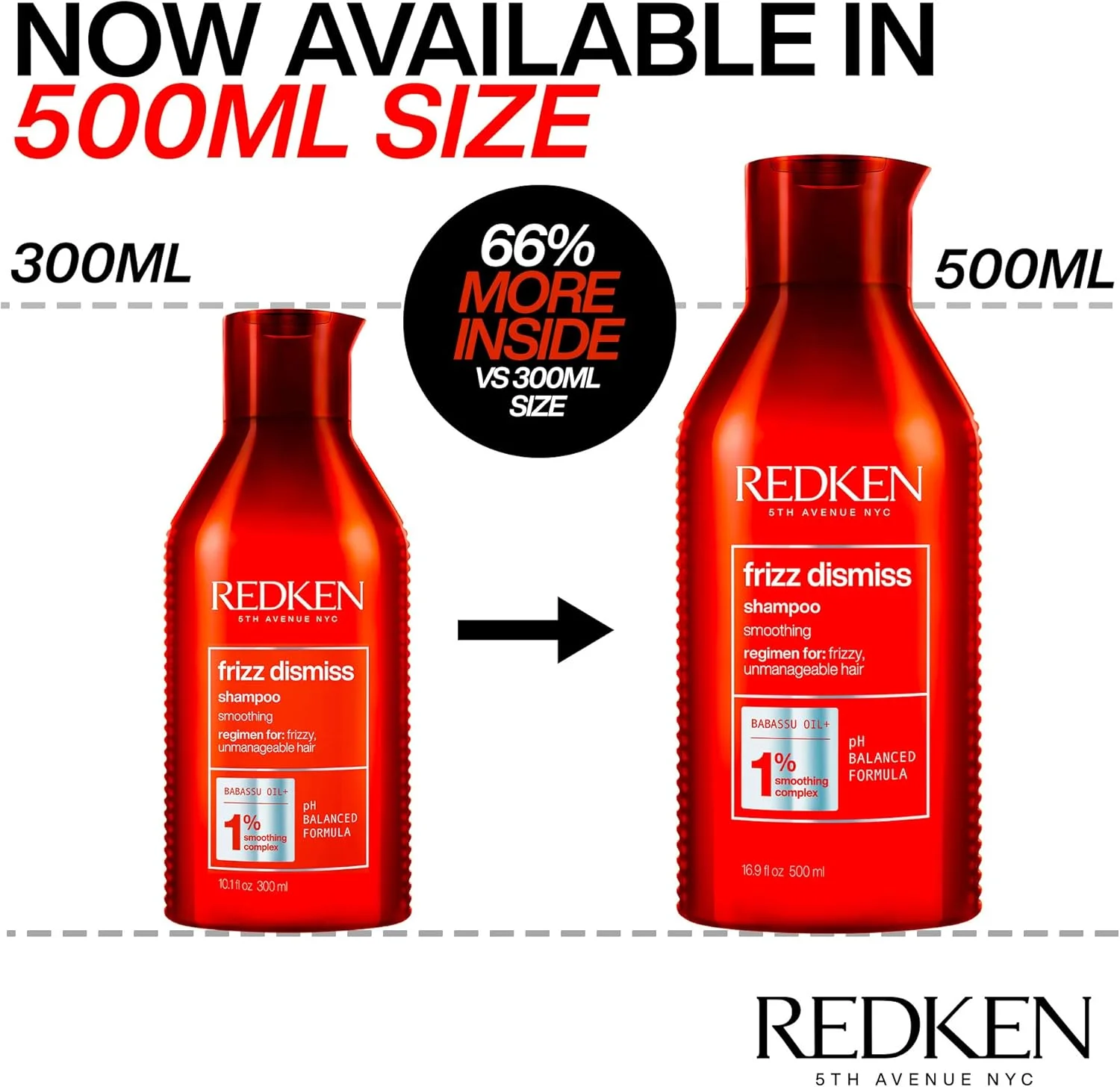 شامپو رِدکِن، روغن باباسو، افزایش درخشندگی و صاف کننده موهای وز، Frizz Dismiss، 500 میلی لیتر شامپو رِدکِن، روغن باباسو، افزایش درخشندگی و صاف کننده موهای وز، Frizz Dismiss، 500 میلی لیتر