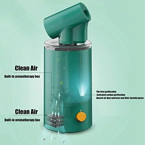 دستگاه بخور هوشمند با قابلیت چرخش 120 درجه، پخش کننده رایحه، تصفیه کننده هوا و مرطوب کننده با مه آروماتراپی دستگاه بخور هوشمند با قابلیت چرخش 120 درجه، پخش کننده رایحه، تصفیه کننده هوا و مرطوب کننده با مه آروماتراپی