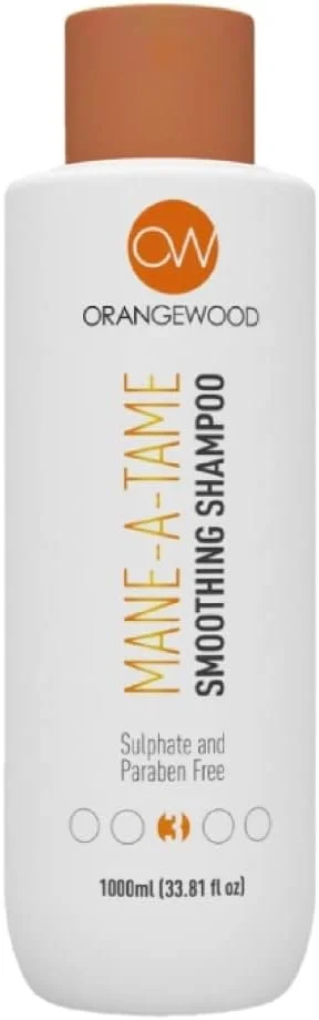 شامپو صاف کننده و احیا کننده مو اورنج وود مدل Mane-A-Tame، غنی شده با پروتئین، ویتامین ها و تغذیه عمقی، بدون سولفات و پارابن، شامپو مغذی مو برای آقایان و بانوان، 1000 میلی لیتر شامپو صاف کننده و احیا کننده مو اورنج وود مدل Mane-A-Tame، غنی شده با پروتئین، ویتامین ها و تغذیه عمقی، بدون سولفات و پارابن، شامپو مغذی مو برای آقایان و بانوان، 1000 میلی لیتر