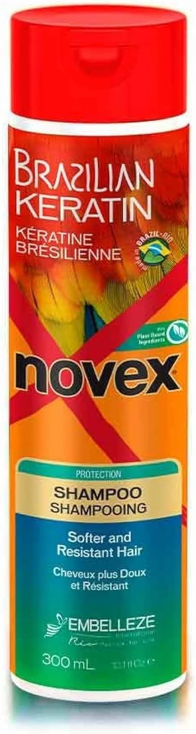 شامپو کراتین برزیلی نووکس 299 میلی لیتر، شامپو روزانه ایمن برای درمان کراتین، مناسب برای صاف کردن، تقویت و مرطوب کردن انواع مو حاوی کراتین. مناسب برای آقایان و بانوان شامپو کراتین برزیلی نووکس 299 میلی لیتر، شامپو روزانه ایمن برای درمان کراتین، مناسب برای صاف کردن، تقویت و مرطوب کردن انواع مو حاوی کراتین. مناسب برای آقایان و بانوان