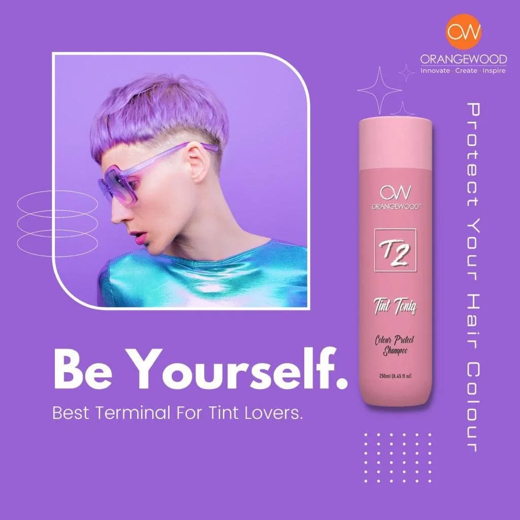 شامپو محافظ رنگ موی حرفه ای اورنج وود Tint Toniq، محافظت از رنگ مو با محافظت در برابر اشعه ماوراء بنفش، تغذیه و ترمیم عمیق برای آقایان و بانوان - 250 میلی لیتر