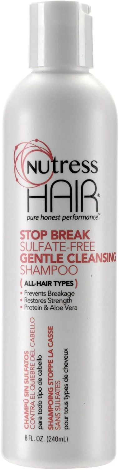 شامپو بدون سولفات ضد شکستگی مو Nutress Hair Stop Break، 236 میلی لیتر شامپو بدون سولفات ضد شکستگی مو Nutress Hair Stop Break، 236 میلی لیتر