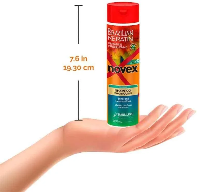 شامپو کراتین برزیلی نووکس 299 میلی لیتر، شامپو روزانه ایمن برای درمان کراتین، مناسب برای صاف کردن، تقویت و مرطوب کردن انواع مو حاوی کراتین. مناسب برای آقایان و بانوان شامپو کراتین برزیلی نووکس 299 میلی لیتر، شامپو روزانه ایمن برای درمان کراتین، مناسب برای صاف کردن، تقویت و مرطوب کردن انواع مو حاوی کراتین. مناسب برای آقایان و بانوان