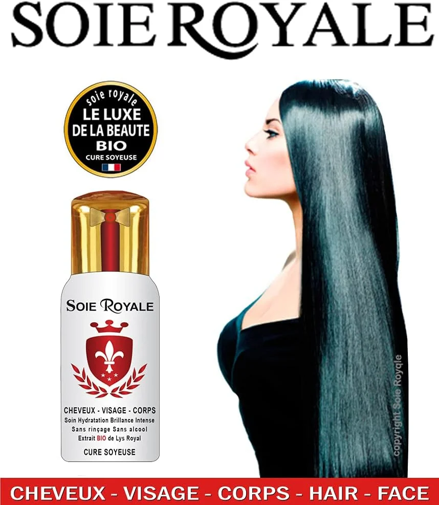 مجموعه مراقبت از مو و بدن Soie Royale حاوی عصاره ارگانیک و پروتئین ابریشم لیلی سلطنتی، سرم 66 میلی لیتر و شامپو 125 میلی لیتر بدون الکل مجموعه مراقبت از مو و بدن Soie Royale حاوی عصاره ارگانیک و پروتئین ابریشم لیلی سلطنتی، سرم 66 میلی لیتر و شامپو 125 میلی لیتر بدون الکل