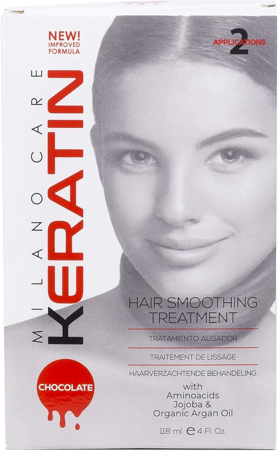 کیت صاف کننده مو کراتینه میلاننو کر – درمان کراتینه مو و شامپو پاک کننده – سیستم صاف کننده حرفه ای سالن – کیت دوتایی کراتینه مو، شکلاتی 4 fl oz کیت صاف کننده مو کراتینه میلاننو کر – درمان کراتینه مو و شامپو پاک کننده – سیستم صاف کننده حرفه ای سالن – کیت دوتایی کراتینه مو، شکلاتی 4 fl oz