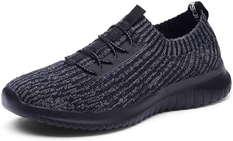 کفش پیاده روی زنانه تیوسیبون، سبک و راحت، مناسب دویدن، خاکستری تیره/مشکی، سایز 36