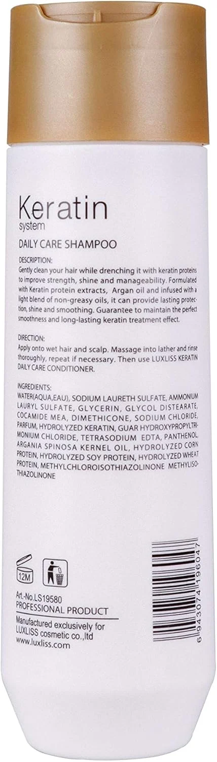 شامپو و نرم کننده مراقبت روزانه کراتین Luxliss (بسته 2 عددی) شامپو و نرم کننده مراقبت روزانه کراتین Luxliss (بسته 2 عددی)