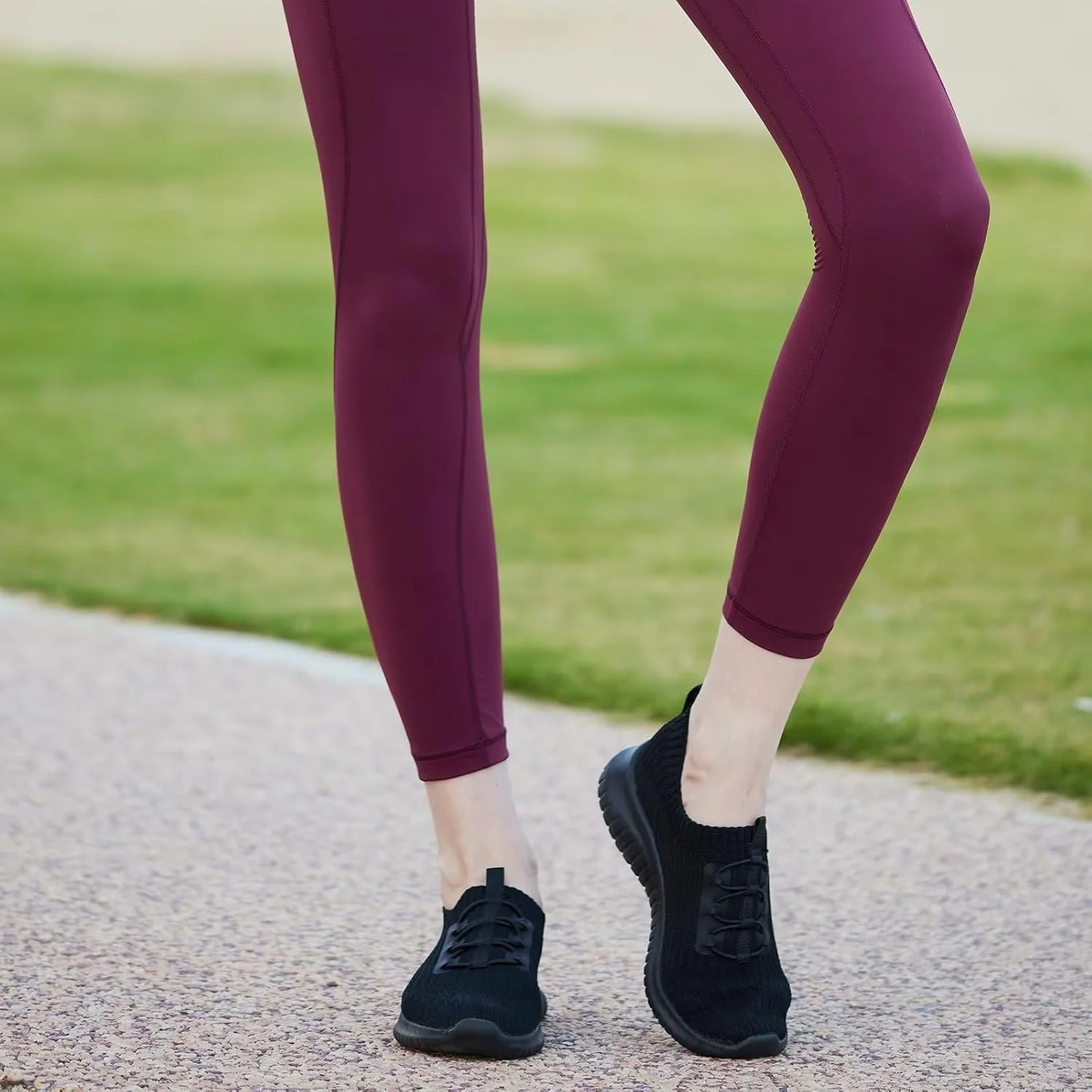 کفش پیاده روی زنانه تیوسیبون، کفش ورزشی سبک و راحت، مشکی، سایز 7.5