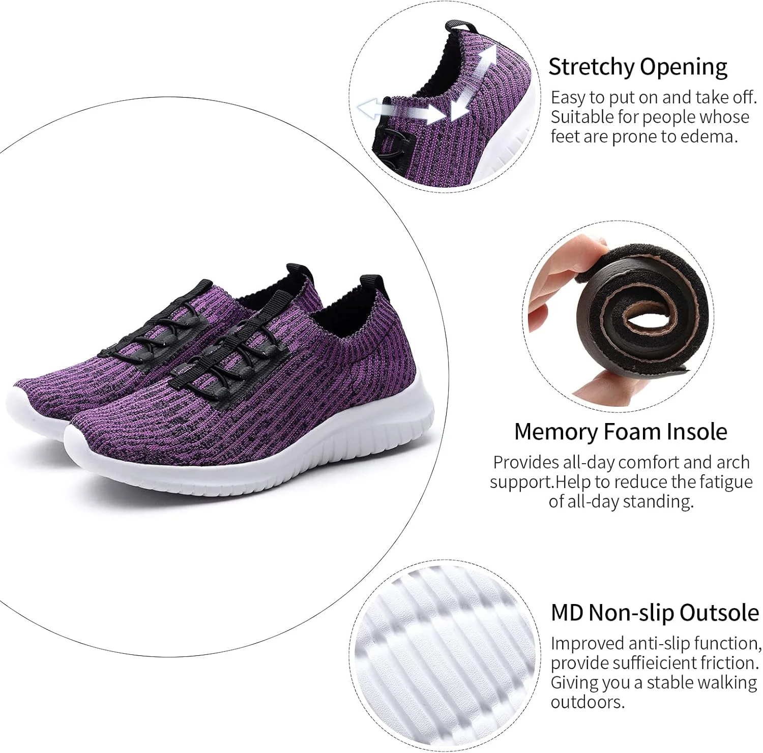 کفش های پیاده روی زنانه تیوسیبون، کفش های کتانی سبک و راحت برای دویدن