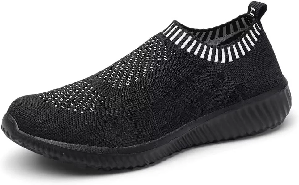 کفش ورزشی پیاده روی زنانه TIOSEBON، کفش تنیس توری راحت و لغزنده