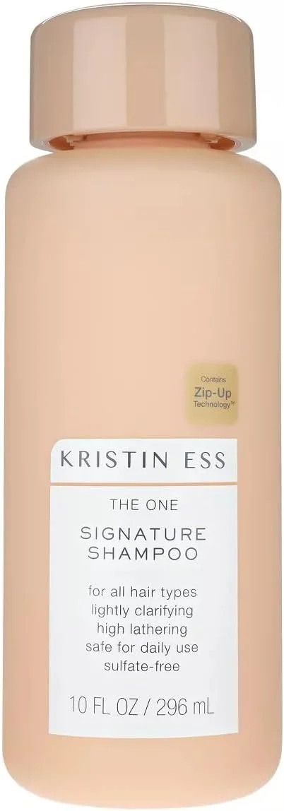 شامپو بدون سولفات سالنی سیگنچر Kristin Ess Hair The One برای بانوان حاوی روغن آووکادو - روشن کننده ملایم + ضد وز، شامپو آبرسان - ضخیم کننده + مغذی - برای انواع مو، 295 میلی لیتر شامپو بدون سولفات سالنی سیگنچر Kristin Ess Hair The One برای بانوان حاوی روغن آووکادو - روشن کننده ملایم + ضد وز، شامپو آبرسان - ضخیم کننده + مغذی - برای انواع مو، 295 میلی لیتر