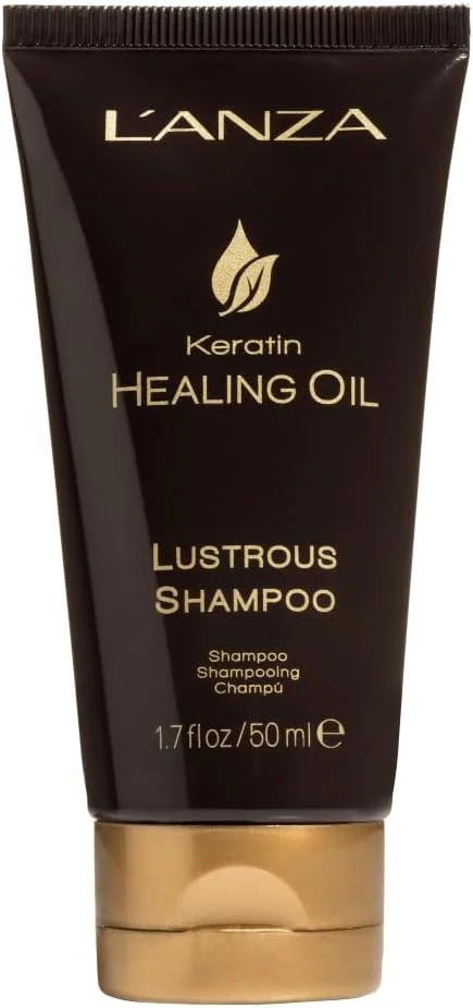 شامپو روغن کراتین ترمیم کننده موهای آسیب دیده لAnza، تغذیه کننده، ترمیم کننده و افزایش دهنده درخشندگی و استحکام مو برای داشتن ظاهری ابریشمی بی نقص، بدون سولفات، بدون پارابن، اندازه مسافرتی (50 میلی لیتر) شامپو روغن کراتین ترمیم کننده موهای آسیب دیده لAnza، تغذیه کننده، ترمیم کننده و افزایش دهنده درخشندگی و استحکام مو برای داشتن ظاهری ابریشمی بی نقص، بدون سولفات، بدون پارابن، اندازه مسافرتی (50 میلی لیتر)