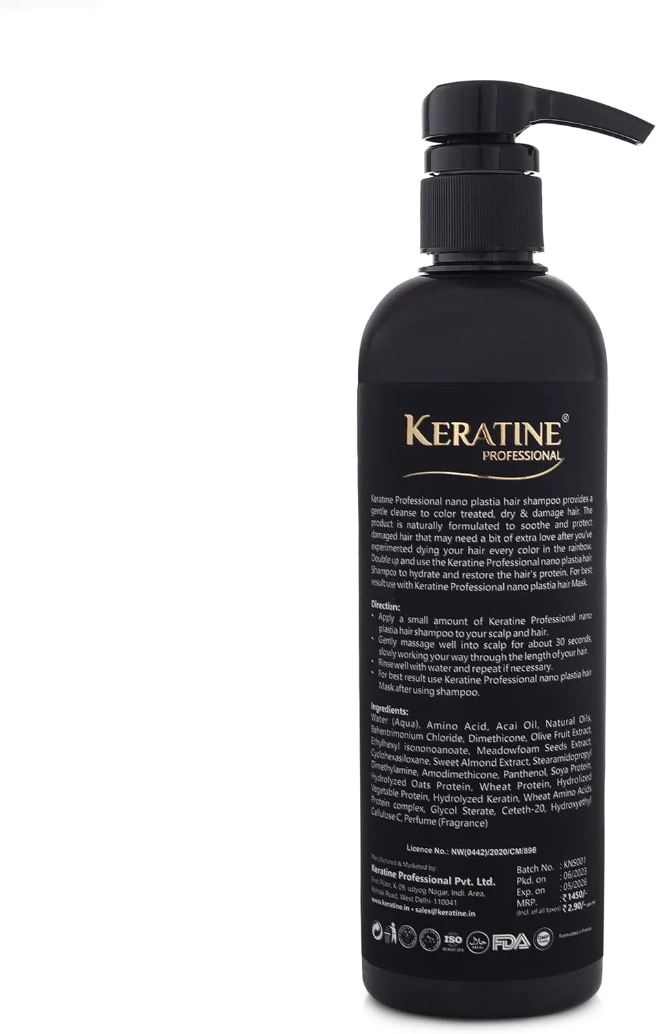 شامپو ترمیم کننده مو نانو پلاستی کراتین پروفشنال® 500 میلی لیتر | تغذیه کننده قوی مو | فاقد سولفات و پارابن | برای موهای صاف و درخشان - تغذیه کننده موهای خشک و کنترل کننده وز شامپو ترمیم کننده مو نانو پلاستی کراتین پروفشنال® 500 میلی لیتر | تغذیه کننده قوی مو | فاقد سولفات و پارابن | برای موهای صاف و درخشان - تغذیه کننده موهای خشک و کنترل کننده وز