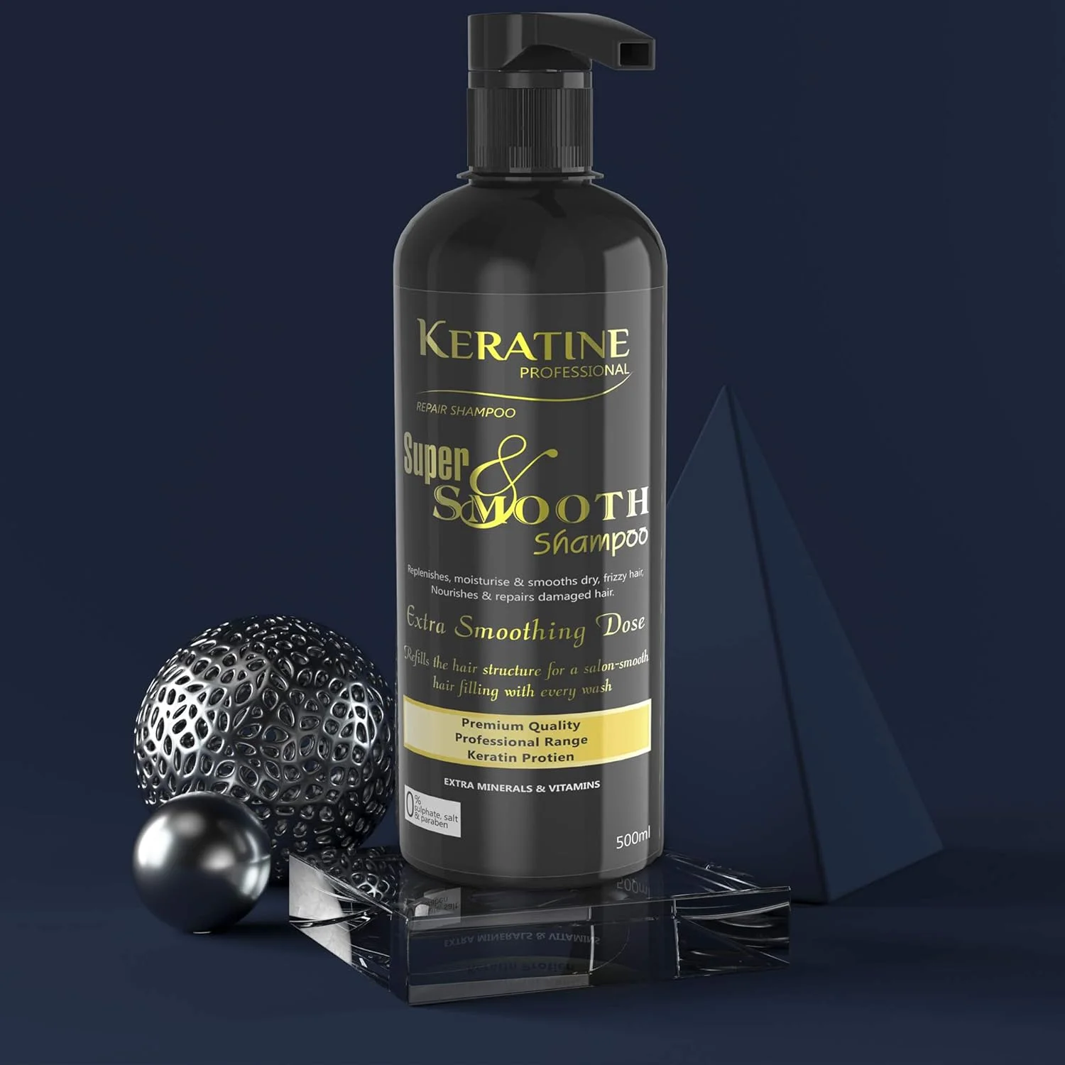 شامپو کراتین پروفشنال فوق العاده نرم و صاف (500 میلی لیتر) شامپو کراتین پروفشنال فوق العاده نرم و صاف (500 میلی لیتر)