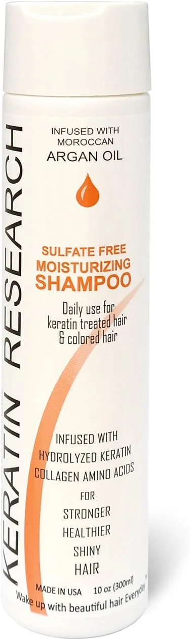 شامپو روغن آرگان کراتین ریسرچ بدون سولفات 295 میلی لیتر حاوی روغن آرگان، روغن جوجوبا، آمینو اسیدهای کلاژن، مناسب برای انواع موهای رنگ شده آقایان و بانوان شامپو روغن آرگان کراتین ریسرچ بدون سولفات 295 میلی لیتر حاوی روغن آرگان، روغن جوجوبا، آمینو اسیدهای کلاژن، مناسب برای انواع موهای رنگ شده آقایان و بانوان