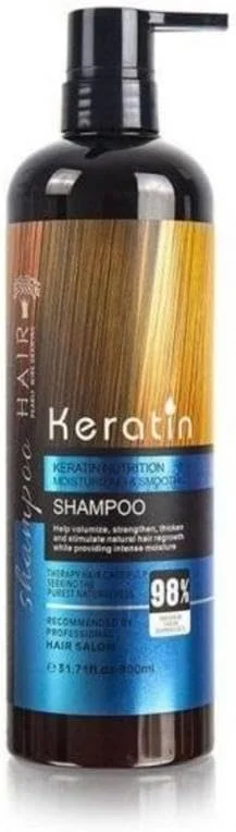 شامپو کراتین مغذی، مرطوب کننده و صاف کننده + سرم مو + ماسک کرمی شامپو کراتین مغذی، مرطوب کننده و صاف کننده + سرم مو + ماسک کرمی