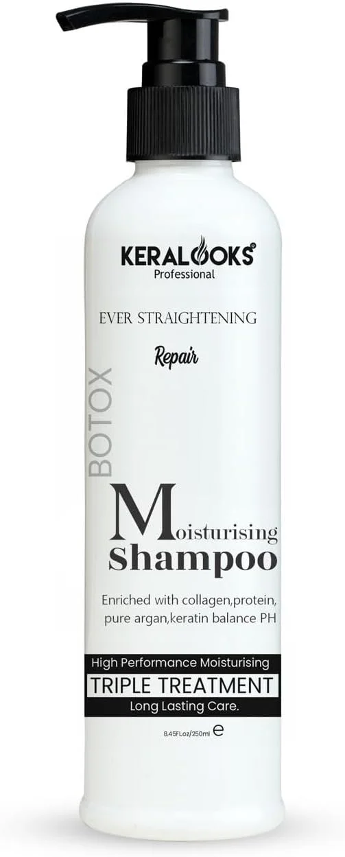 شامپو ترمیم کننده و صاف کننده موهای خشک، آسیب دیده و وز دار Keralooks professional® حاوی Btx - حجم 250 میلی لیتر شامپو ترمیم کننده و صاف کننده موهای خشک، آسیب دیده و وز دار Keralooks professional® حاوی Btx - حجم 250 میلی لیتر