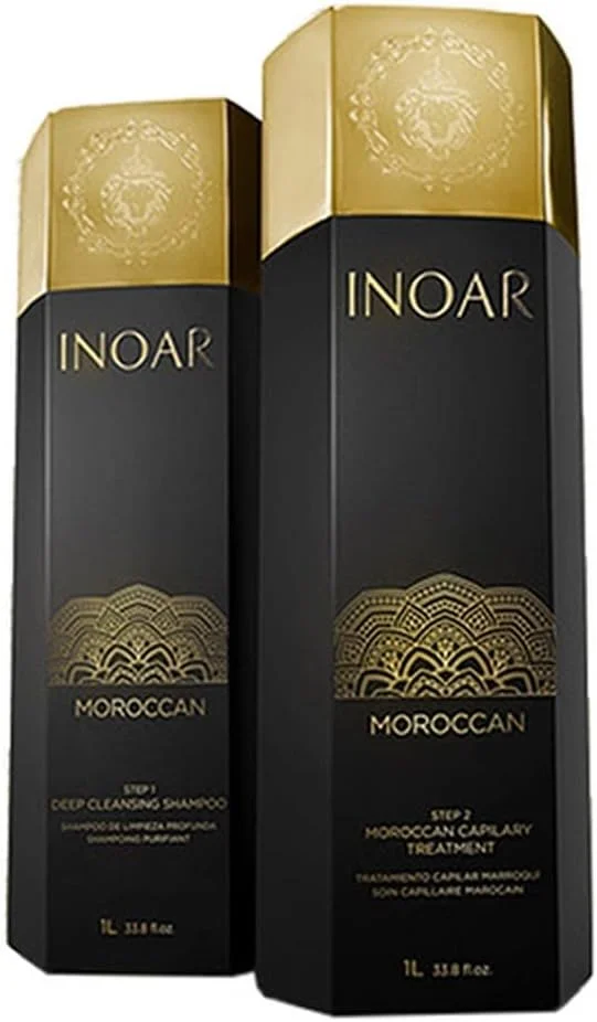 سیستم صاف کننده مو برزیلی اینوآر (2 عدد شامپو و کراتین 1 لیتری) سیستم صاف کننده مو برزیلی اینوآر (2 عدد شامپو و کراتین 1 لیتری)