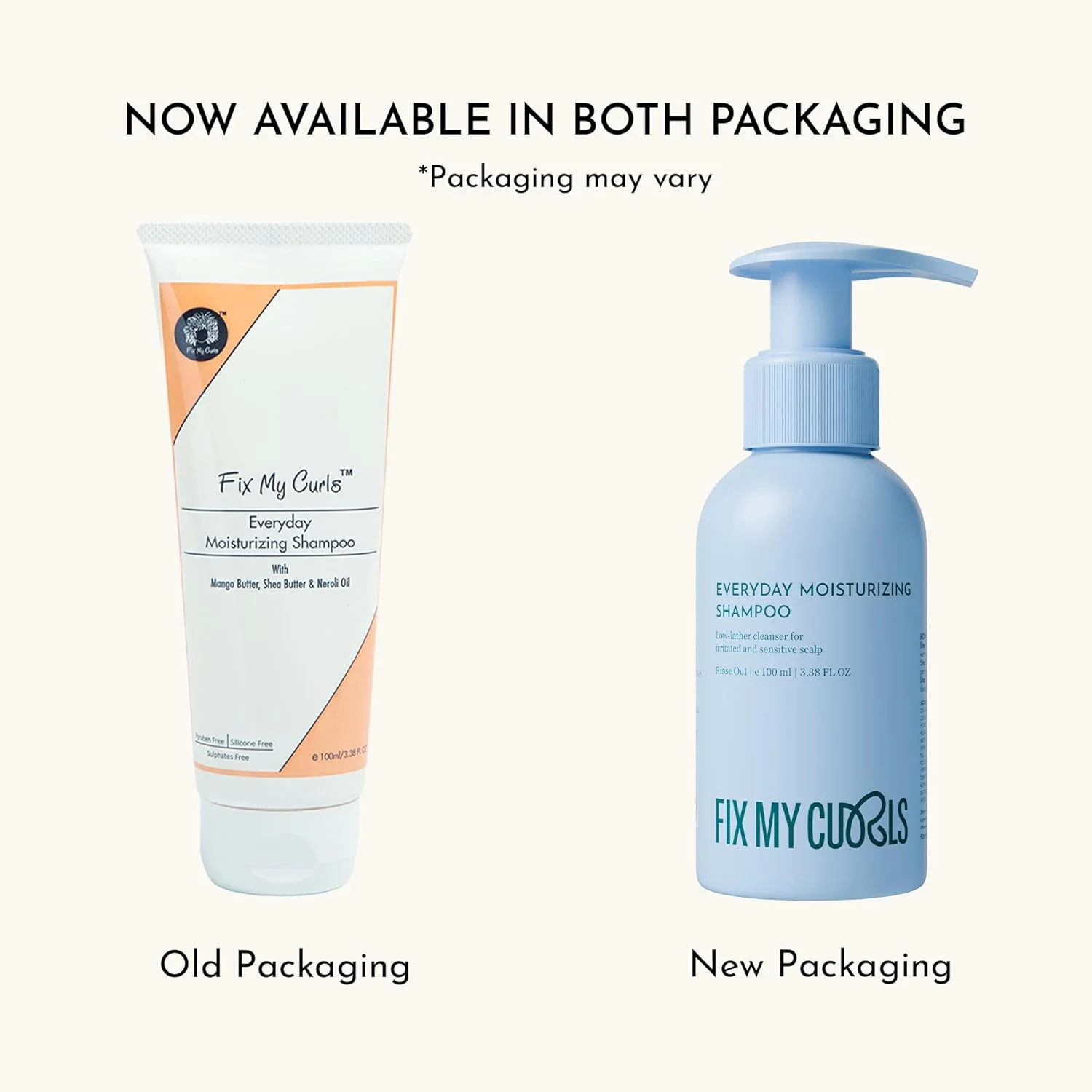 شامپو مرطوب کننده روزانه فیکس مای کرلز برای موهای فر و موج دار، 100 میلی لیتر شامپو مرطوب کننده روزانه فیکس مای کرلز برای موهای فر و موج دار، 100 میلی لیتر