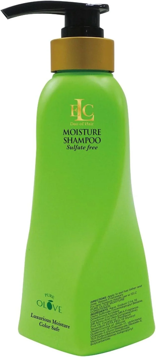 شامپو مرطوب کننده موی سر ELC Dao of Hair Pure Olove، 1 لیتر (33 اونس). شامپو بدون سولفات و محافظ رنگ مو، مرطوب کننده، مغذی، متعادل کننده و ترمیم کننده، مناسب موهای خشک، کراتینه شده و دارای بافت های مختلف شامپو مرطوب کننده موی سر ELC Dao of Hair Pure Olove، 1 لیتر (33 اونس). شامپو بدون سولفات و محافظ رنگ مو، مرطوب کننده، مغذی، متعادل کننده و ترمیم کننده، مناسب موهای خشک، کراتینه شده و دارای بافت های مختلف