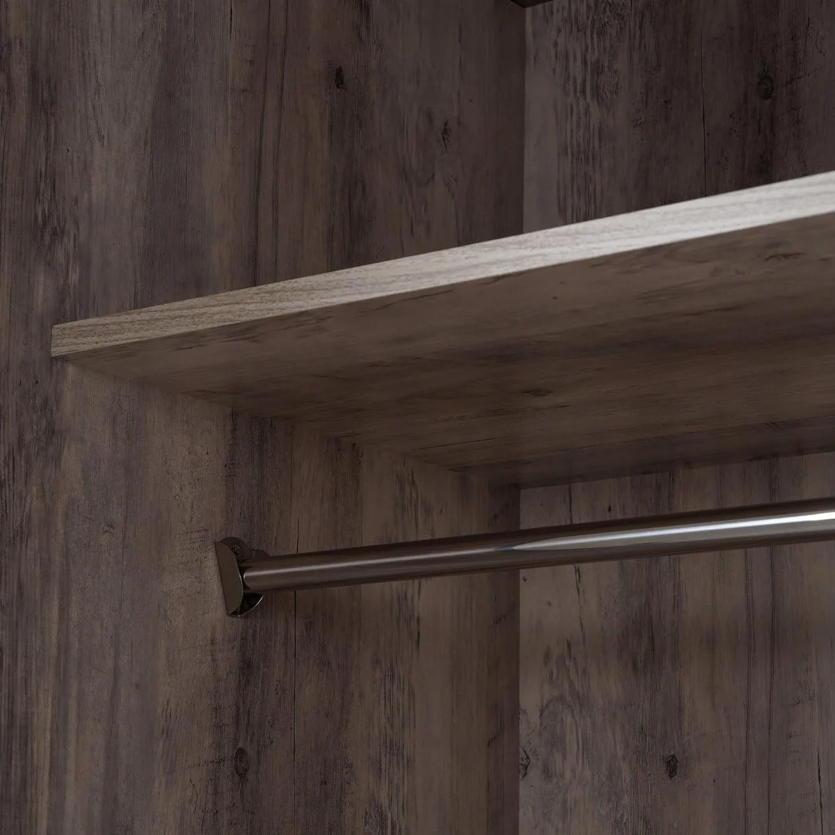 کمد لباس 3 درب پان هوم مدل اوماها - سفید و طبیعی