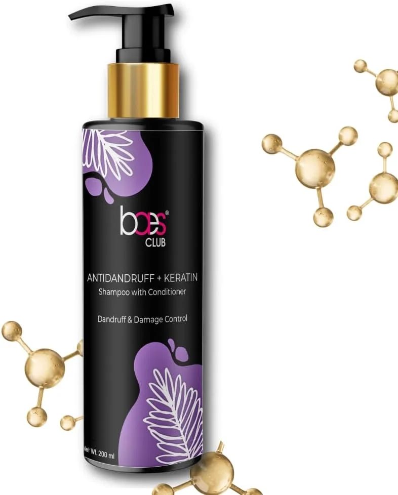 شامپو ضد شوره + کراتین Baes Club همراه با نرم کننده - 200 میلی لیتر | از بین برنده شوره سر و صاف کننده مو | 100% گیاهی، فاقد پارابن و فاقد صابون شامپو ضد شوره + کراتین Baes Club همراه با نرم کننده - 200 میلی لیتر | از بین برنده شوره سر و صاف کننده مو | 100% گیاهی، فاقد پارابن و فاقد صابون
