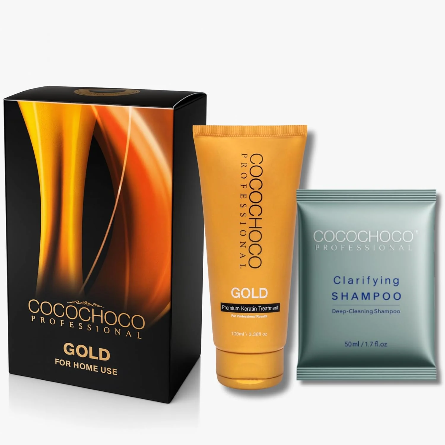 کوکوشوکو گلد 100 میلی لیتر کراتین برزیلی صاف کننده مو به همراه شامپو 30 میلی لیتری کوکوشوکو گلد 100 میلی لیتر کراتین برزیلی صاف کننده مو به همراه شامپو 30 میلی لیتری