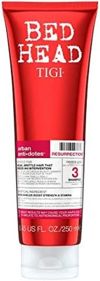 شامپو احیا کننده موهای آسیب دیده تیگی بد هد Urban Anti+Dotes Resurrection Damage Level 3، حجم 250 میلی لیتر