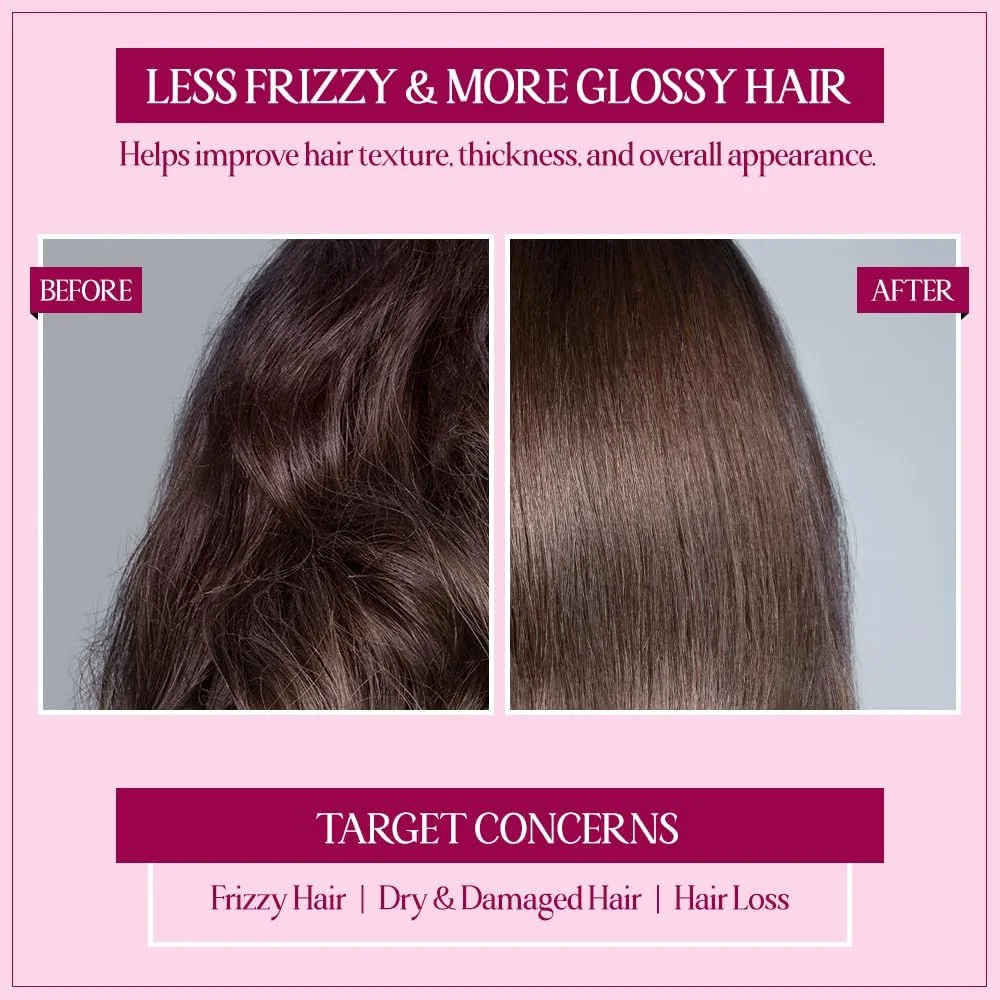 شامپو ضد پیری و ترمیم کننده مو و ضد ریزش مو TYC | شامپو کنترل آسیب مو برای آقایان و بانوان | شامپو طبیعی گیاهی آکوا و پروتئین بائوباب | بدون سولفات، بدون سیلیکون، بدون پارابن - 300 میلی لیتر