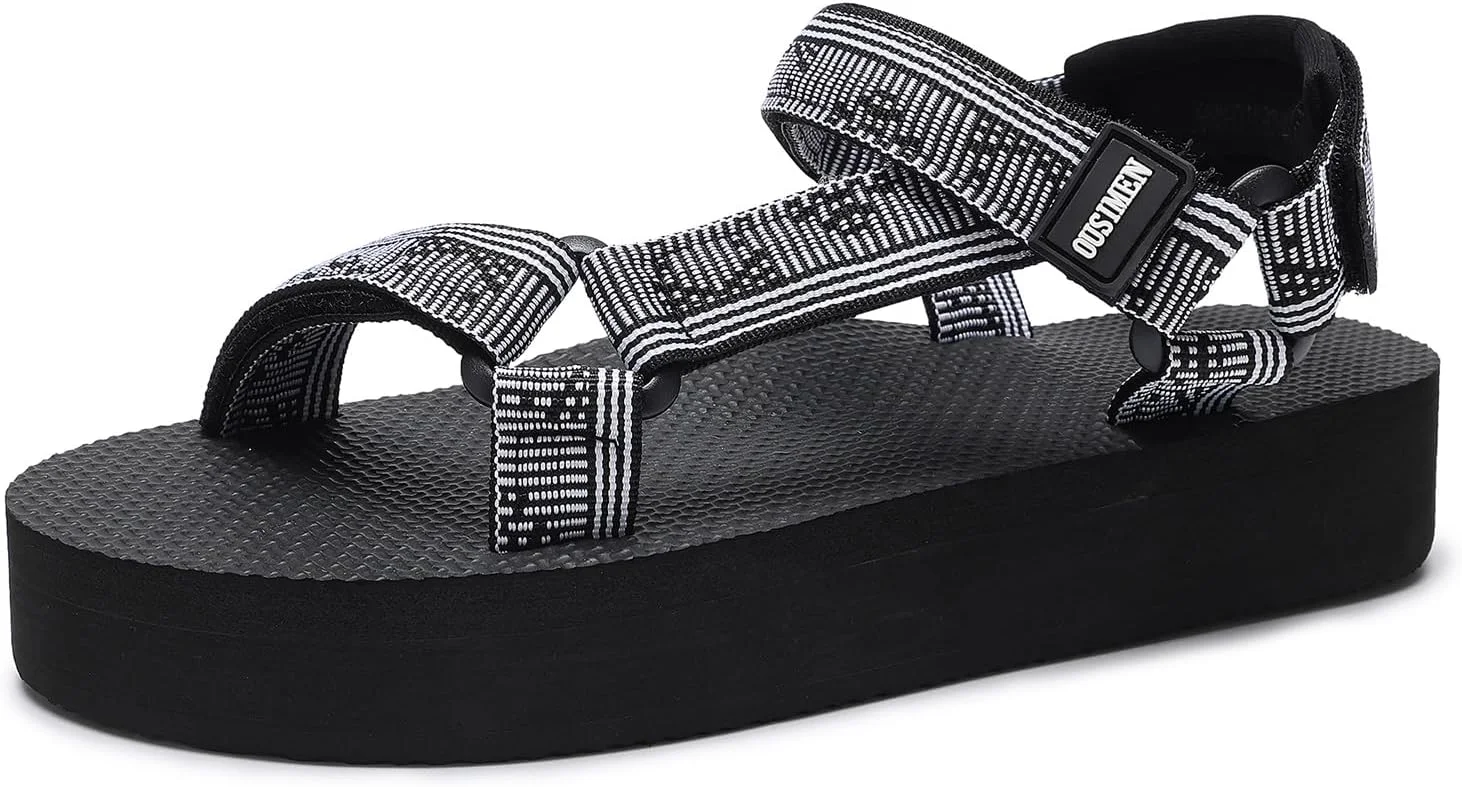 صندل های تخت زنانه TcIFE، پاشنه بلند لژدار با پشتیبانی از قوس پا، کفی تشک یوگا، صندل های سبک وزن غیر رسمی فضای باز