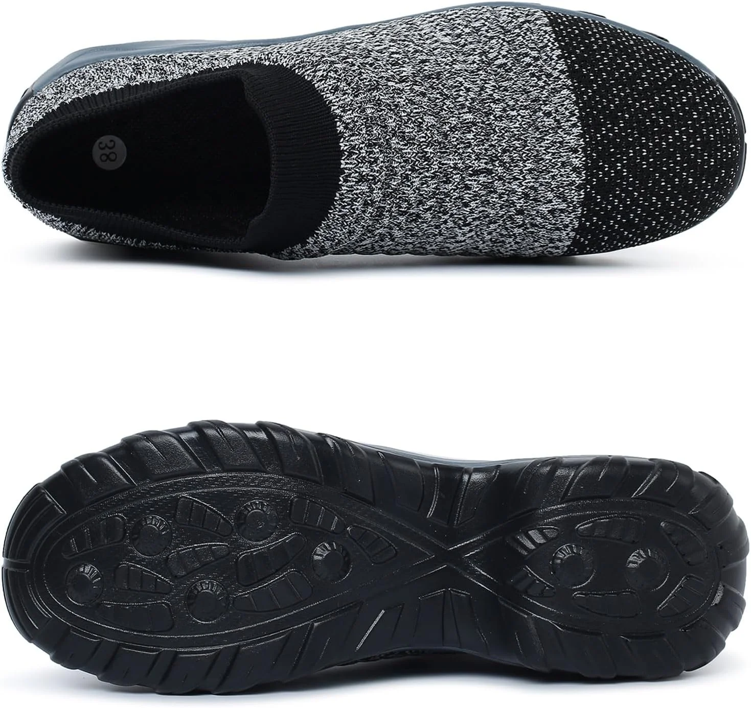 SYKT Running Shoes Womens Fashion Sneakers Tennis Sports Casual Walking Fitness Slip On Light Weight Sneakers