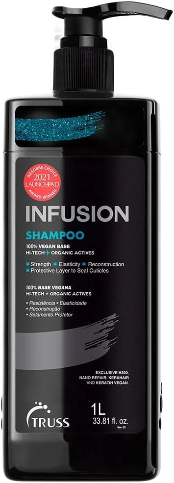 شامپو اینفیوژن تروس 1000 میلی لیتر - شامپو مرطوب کننده حرفه ای برای موهای خشک و آسیب دیده