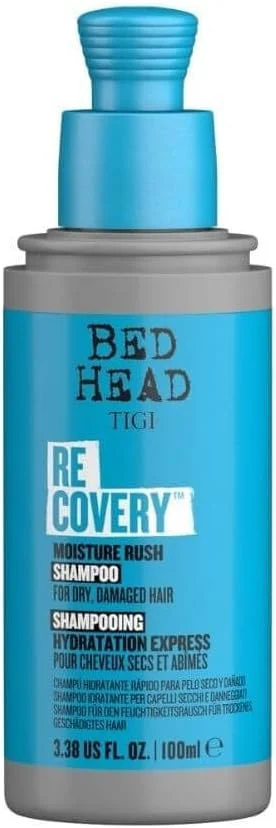 شامپو مرطوب کننده ترمیم کننده مو تیگی بد هد - ایده آل برای موهای خشک و آسیب دیده - ترمیم کننده مو - شامپو سایز مسافرتی - 100 میلی لیتر