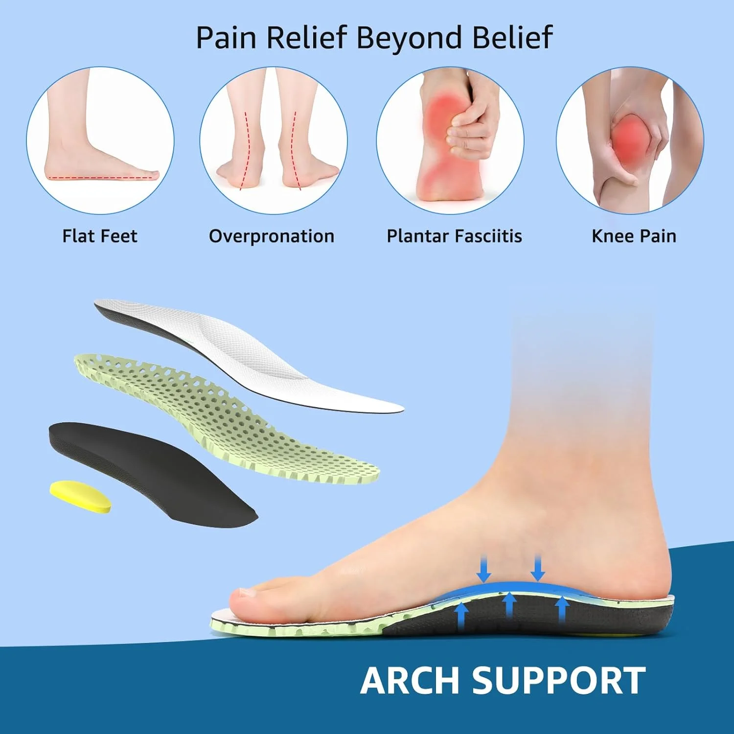 کفش های دویدن STQ زنانه، کفش های ورزشی تنیس، کفش های پیاده روی بدون دست برای پلانتار فاسیایتیس