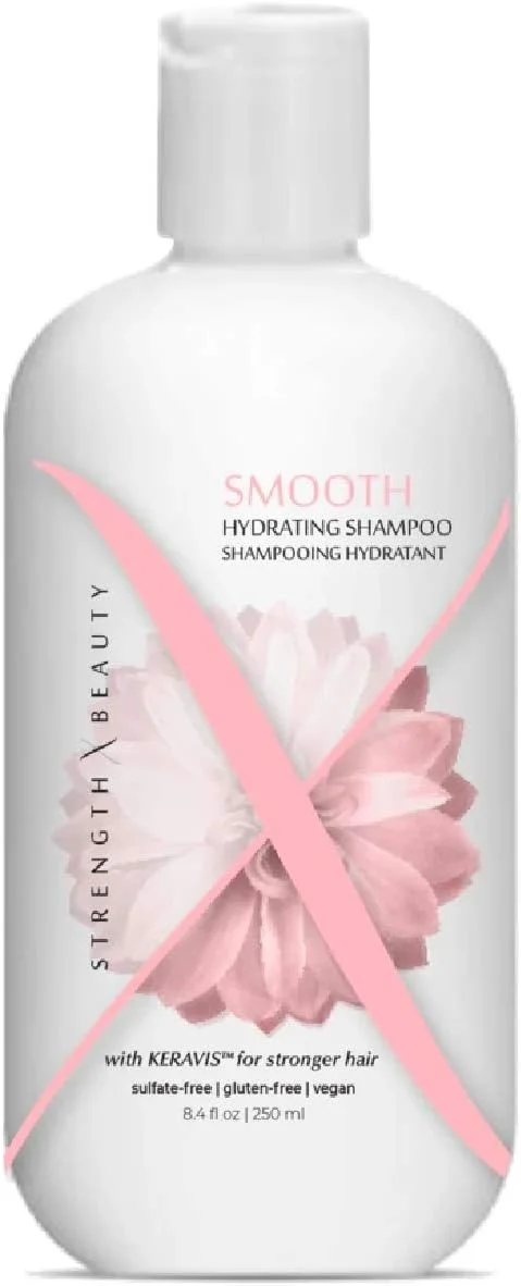 استرنگث ایکس بیوتی - شامپو آبرسان و نرم کننده مو - شامپو ترمیم کننده و مرطوب کننده برای افزایش نرمی و خاصیت ارتجاعی موهای خشک یا آسیب دیده - فرمول وگان بدون سولفات حاوی Keravis PE (250 میلی لیتر)