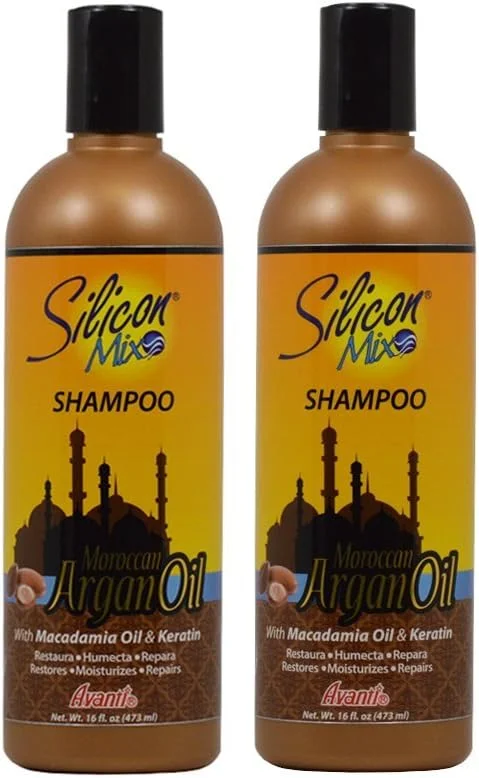 شامپو روغن آرگان مراکشی سیلیکون میکس 473 میلی لیتر "بسته 2 عددی"