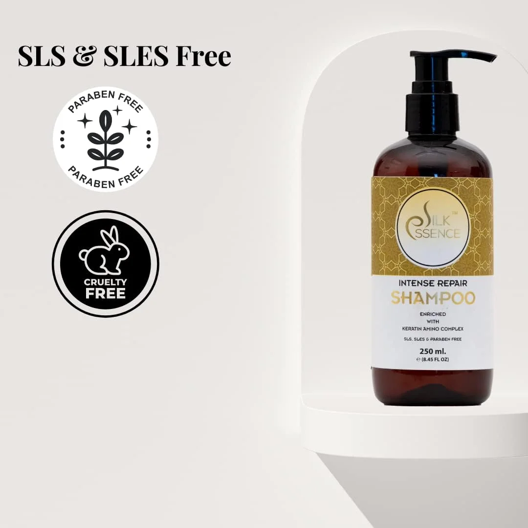 شامپو کراتین ترمیم کننده قوی حاوی اسانس ابریشم (250 میلی لیتر) شامپو کراتین ترمیم کننده قوی حاوی اسانس ابریشم (250 میلی لیتر)