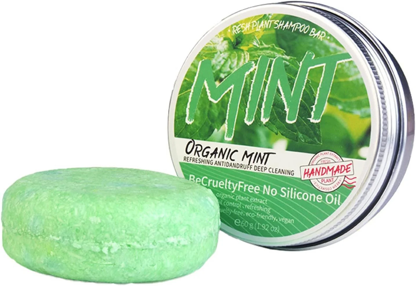 شامپو بار گیاهی بای هیر سوپ، شامپو جامد برای موهای خشک و آسیب دیده، حاوی عصاره گیاهی، کمک به توقف ریزش مو و تقویت رشد موهای سالم (J)