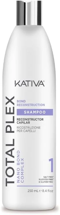 شامپو ترمیم کننده پیوند مو کتیوا توتال پلکس | شامپو برای حفظ پیوندهای مو | ترمیم و محافظت از مو، بازسازی کننده مصرف روزانه 355 میلی لیتر