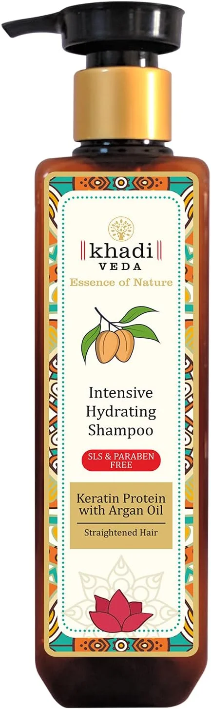 شامپو خادی ودا پروتئین کراتین با روغن آرگان برای آبرسانی عمیق ۲۰۰ میلی لیتر