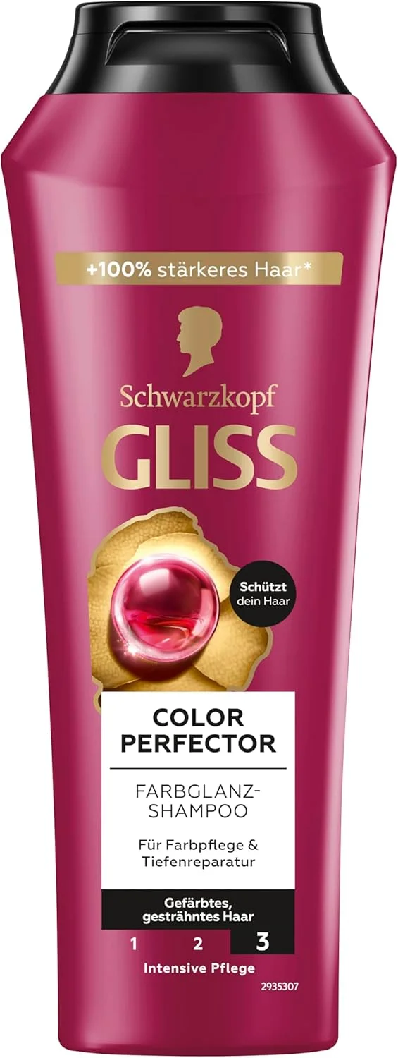 شامپو Schwarzkopf Gliss – Ultimate Colour – برای موهای رنگ شده یا دارای هایلایت – 250 میلی لیتر